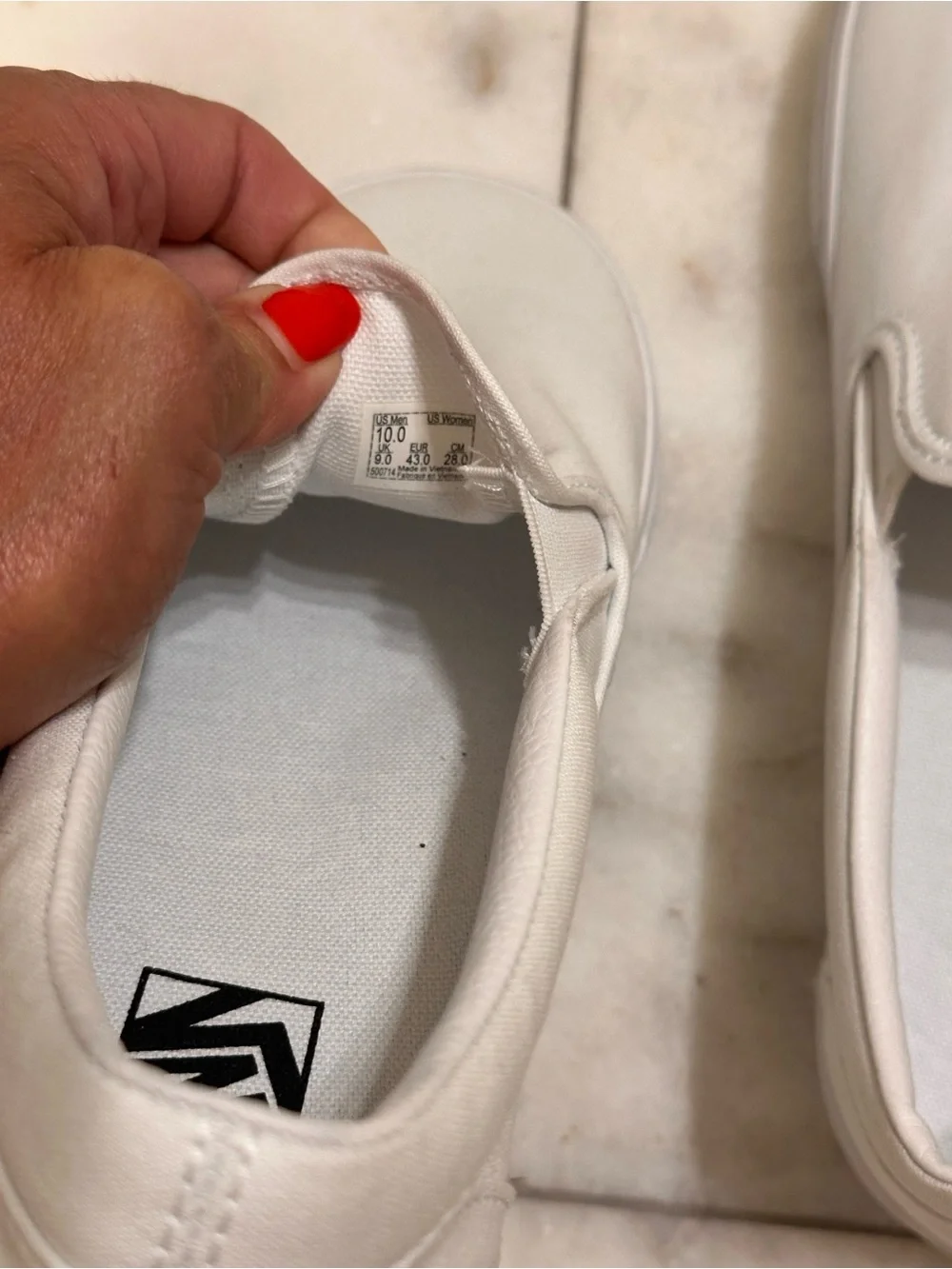 Vans classic slip